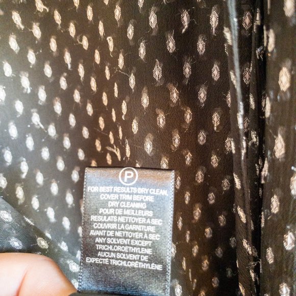 H by Halston Polka Dot Flutter Sleeve Dress - Picture 13 of 13